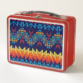 Abstraktes Design Metall Brotdose (Vorderseite)