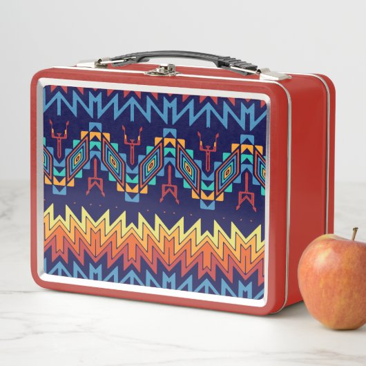 Abstraktes Design Metall Brotdose (Beispiel)