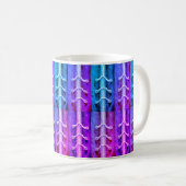 Abstraktes Design Miami - Farben für den industrie Kaffeetasse (VorderseiteRechts)