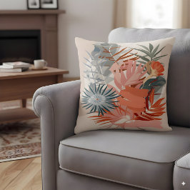 Abstraktes Design mit böhmischen Farben Kissen