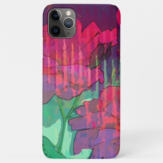 Abstraktes Design mit doppelter Rose Case-Mate iPhone Hülle (Rückseite)