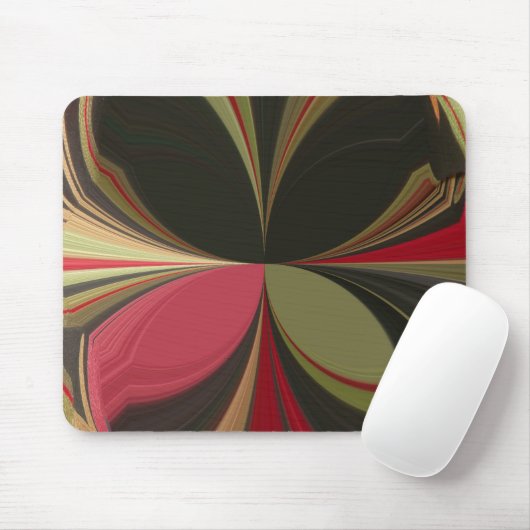 Abstraktes Design mit folgenden Linien Art Print Mousepad (Mit Mouse)