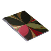 Abstraktes Design mit folgenden Linien Art Print Notizblock (Rechte Seite)
