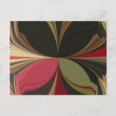 Abstraktes Design mit folgenden Linien Art Print Postkarte (Vorderseite)