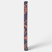 Abstraktes Design mit geometrischen Formen Samsung Galaxy Hülle (Linke Seite)