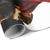 Abstraktes Design mit geringem Poly-Dreieck Geschenkpapier (Rolleneckpunkt)