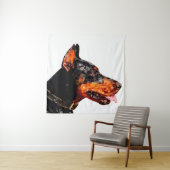 Abstraktes Design mit geringem Poly-Dreieck Wandteppich (Beispiel)
