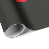 Abstraktes Design mit minimalem weiblichen Gesicht Geschenkpapier (Rolleneckpunkt)