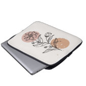 Abstraktes Design mit modernem Hintergrund Laptopschutzhülle (Vorne Knopf)
