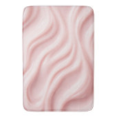 Abstraktes Design mit rosa Creme Badematte (Vorderseite Vertikal)