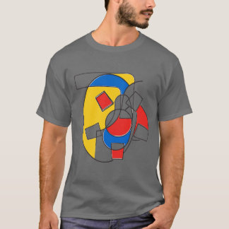 Abstraktes Design mit verschiedenen Formen T-Shirt