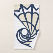 Abstraktes Design, moderne Malerei, Spiralformen Badhandtuch Set (Handtuch)