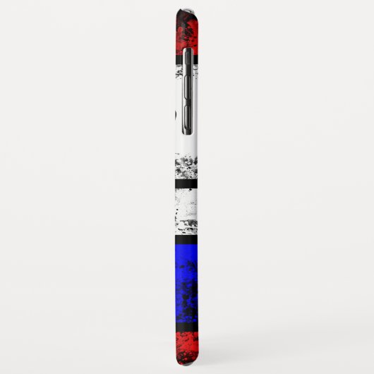 Abstraktes Design Mondrian Inspiriert mit Katzenpf Case-Mate iPhone Hülle (Hinten/Links)