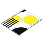 Abstraktes Design Notizblock (Linke Seite)