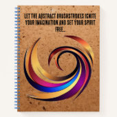 Abstraktes Design Notizblock (Vorderseite)