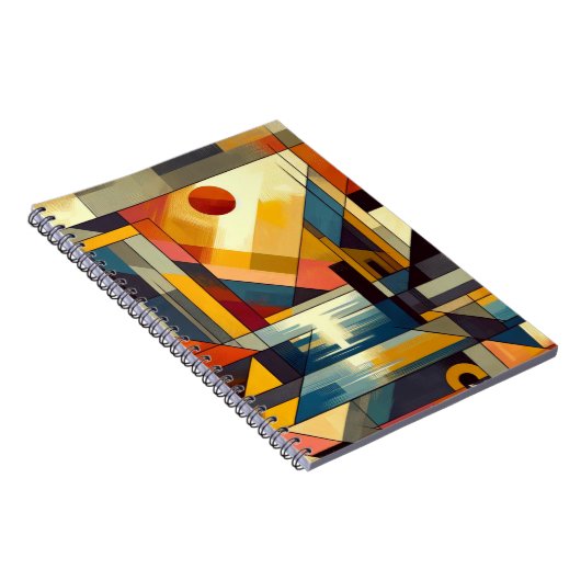 Abstraktes Design Notizblock (Rechte Seite)