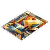 Abstraktes Design Notizblock (Linke Seite)