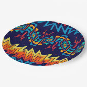 Abstraktes Design Pappteller (Schrägansicht)