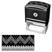 Abstraktes Design Permastempel (Beispiel)