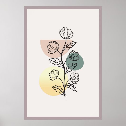 Abstraktes Design Poster (Vorne)