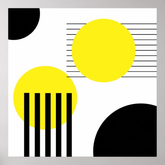Abstraktes Design Poster (Vorne)