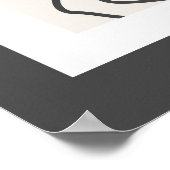 Abstraktes Design Poster (Ecke)