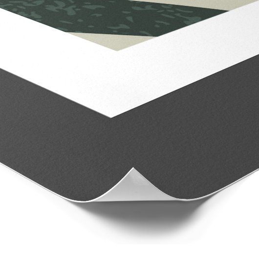 Abstraktes Design Poster (Ecke)