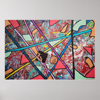 Abstraktes Design Poster