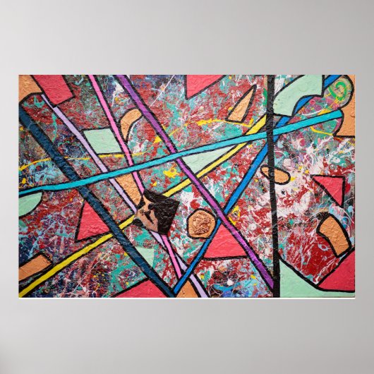 Abstraktes Design Poster (Vorne)