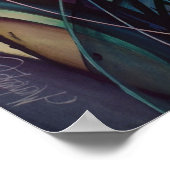 'Abstraktes Design' Poster (Ecke)