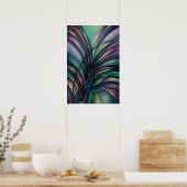 'Abstraktes Design' Poster (Küche)