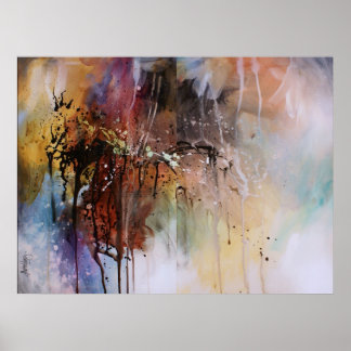 Abstraktes Design Poster