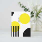 Abstraktes Design Postkarte (Stehend Vorderseite)