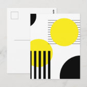 Abstraktes Design Postkarte (Vorne/Hinten)