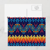 Abstraktes Design Postkarte (Vorne/Hinten)