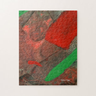 Abstraktes Design-Puzzle Puzzle