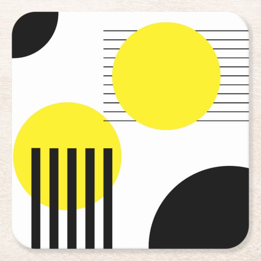 Abstraktes Design Rechteckiger Pappuntersetzer (Vorderseite)