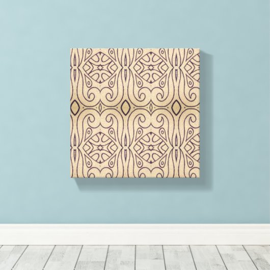 Abstraktes Design Recoleta Leinwanddruck (Insitu (Holzboden))