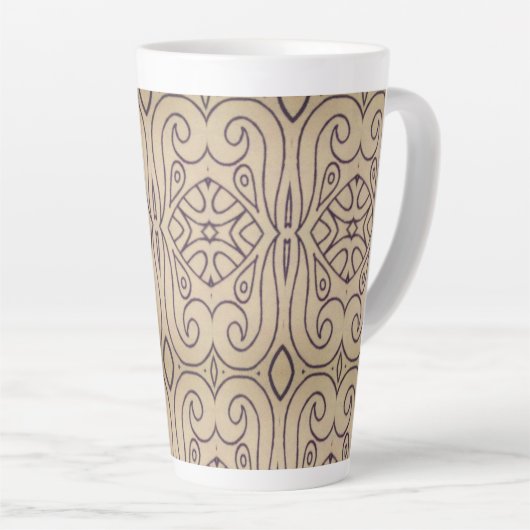 Abstraktes Design Recoleta Milchtasse (Rechte Ecke)