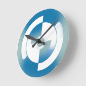 Abstraktes Design Runde Wanduhr (Winkel)