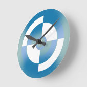 Abstraktes Design Runde Wanduhr (Winkel)