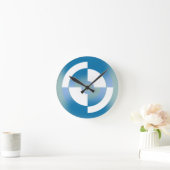 Abstraktes Design Runde Wanduhr (Zuhause)