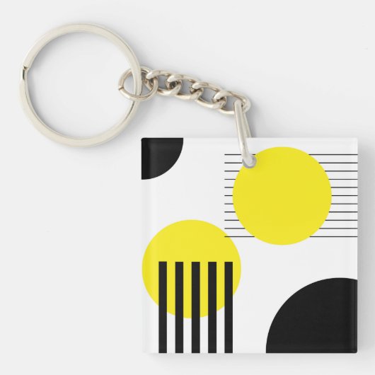 Abstraktes Design Schlüsselanhänger (Vorderseite)