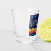 Abstraktes Design Schnapsglas (Links)