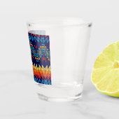 Abstraktes Design Schnapsglas (Rechts)