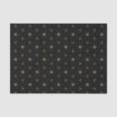 Abstraktes Design schwarz Seidenpapier (Vorderseite)