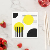 Abstraktes Design Serviette (Beispiel)