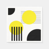 Abstraktes Design Serviette (Vorderseite)