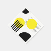 Abstraktes Design Serviette (Ecke)