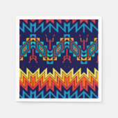 Abstraktes Design Serviette (Vorderseite)